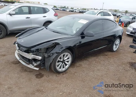 2022 Tesla Model 3 Long Range Dual Motor All-Wheel Drive from USA, damaged, VIN 5YJ3E1EBXNF202917